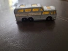 VINTAGE MATCHBOX LESNEY NO.66 GREYHOUND COACH DIECAST BUS MADE IN ENGLAND 1960S