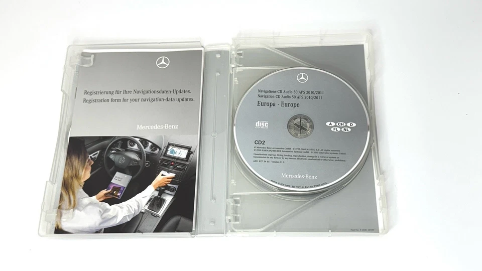 Original Mercedes-Benz Europa Navigations DVDs Audio 50 APS 2010/2011 (5xDVDs) ✅ - Bild 2 von 4