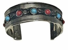 Moroccan Vintage Tribal Cuff Bracelet