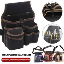 Tool Belt Multi Pockets Portable Utility Belt for Plumber Handyman Carpenter