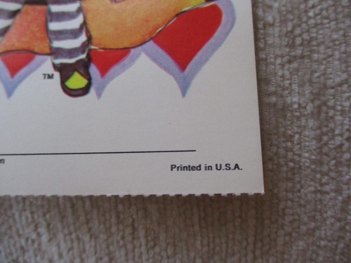1974, McDonald's, "Un-Used" Valentine's Day Cards, Lot of 4 (2 duplicate) - Picture 5 of 16