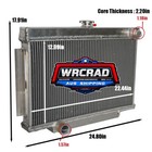 <!--F#f_0-->Radiator Fit Holden E Series EH EJ Premier V8 Swap 1962-1965 64 MT 2Row Aluminum<!--F/-->