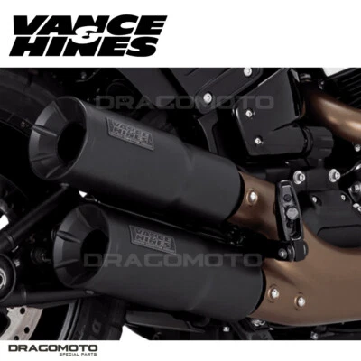 Harley FXFB 1750 ABS Softail Fat Bob 107 2018-2021 Hi-Output Pot échappement ... - Photo 1/4