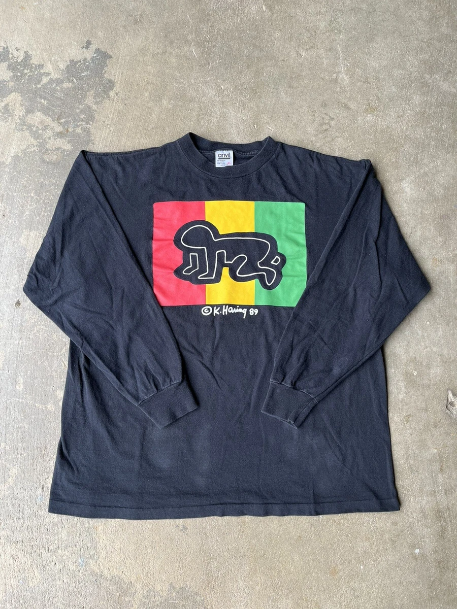 Vintage Keith Haring 1990s Sleeping Child Long Sleeve T Shirt from NYC Pop  Shop