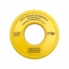 Pipe Wrap - 13 x Plumbers 5Mtr One Wrap PTFE 13mm Gas Sealing Tape WRAS -  White