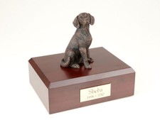 Beagle Pet Funeral Cremation Urn, Engraved, Available 3 Different Colors 4 Sizes