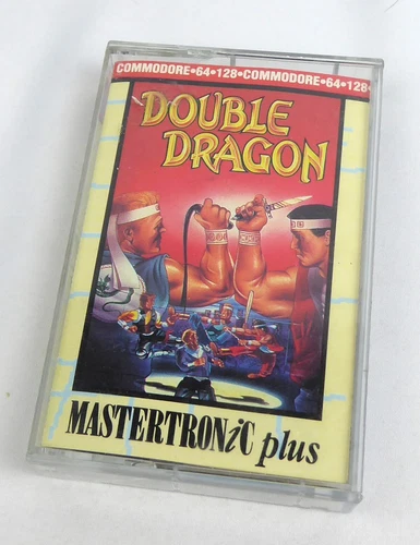 Commodore 64 C64 Game -- DOUBLE DRAGON (Mastertronic) -- Tape Cartridge