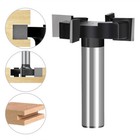 Cnc Spoilboard Surfacing Router Bits 1/2 inch Shank 2 inch Cutting Diameter Wood