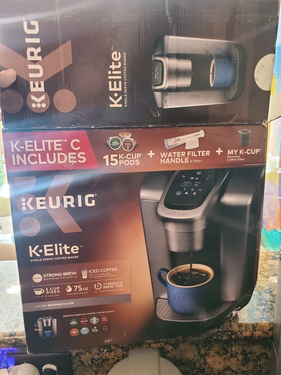 Keurig K-Elite Single-Serve K-Cup Pod Coffee Maker Brushed Copper