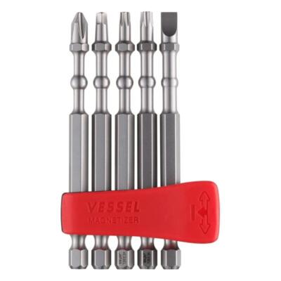 Vessel Tools IBMG90K002 Impact Ball Torsion Bit Set Assortment x 90 mm 5 Pc