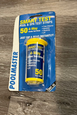 Poolmaster 22211 Smart Test 4-Way Pool and Spa Test Strips - 50Ct past date