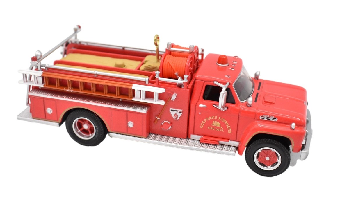 Hallmark Keepsake Christmas Ornament 2021 Fire Brigade 1966 Ford