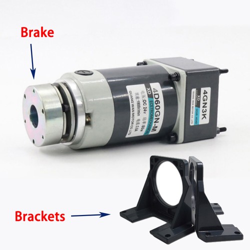 Motor de engranajes metálico DC 12V 24V 15W - 300W motores de corriente continua 10 rpm-600 rpm - Imagen 7 de 15