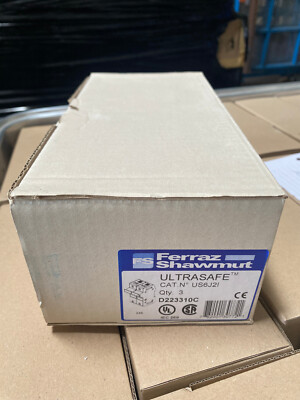 Ferraz Ultrasafe Cat.N  US6J2I  D223310C Sicherungshalter 1 Päckchen m. 3 x 2 St