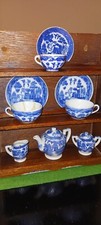 Childs Tea Set- Vintage Blue Willow Design