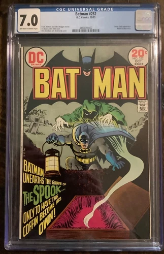 BATMAN 252 DC CGC 7.0 Grade 10/1973 Affordable Bronze Age Comic Book