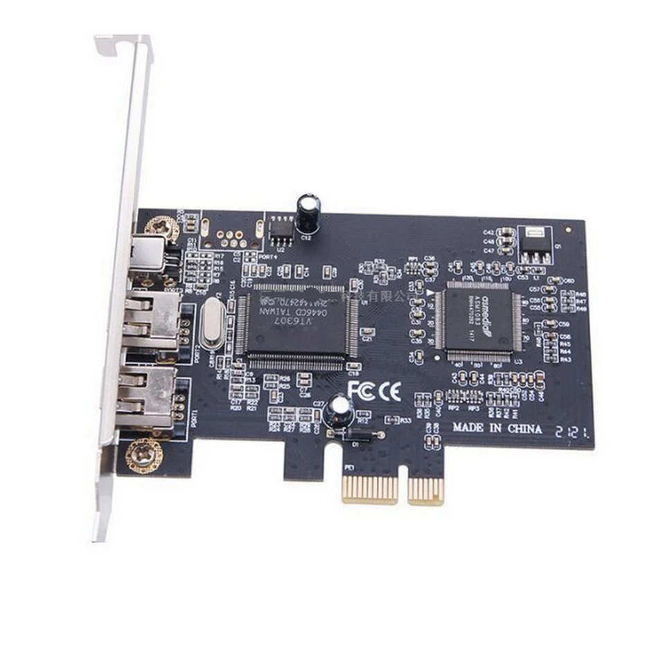 PCIE PCI-E FIREWIRE IEEE 1394 3 PORT FIRE WIRE CONTROLLER CARD FOR DESKTOP PC - Image 2 of 4