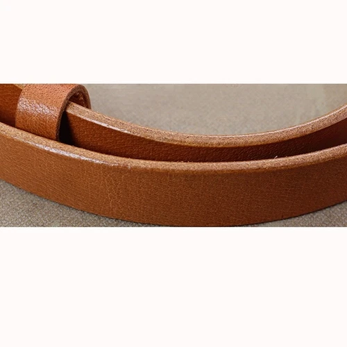 Echt Leder Gürtel Riemen OHNE Loch Herren Damen Rindsleder DIY 38mm klassisch - Bild 8 von 8