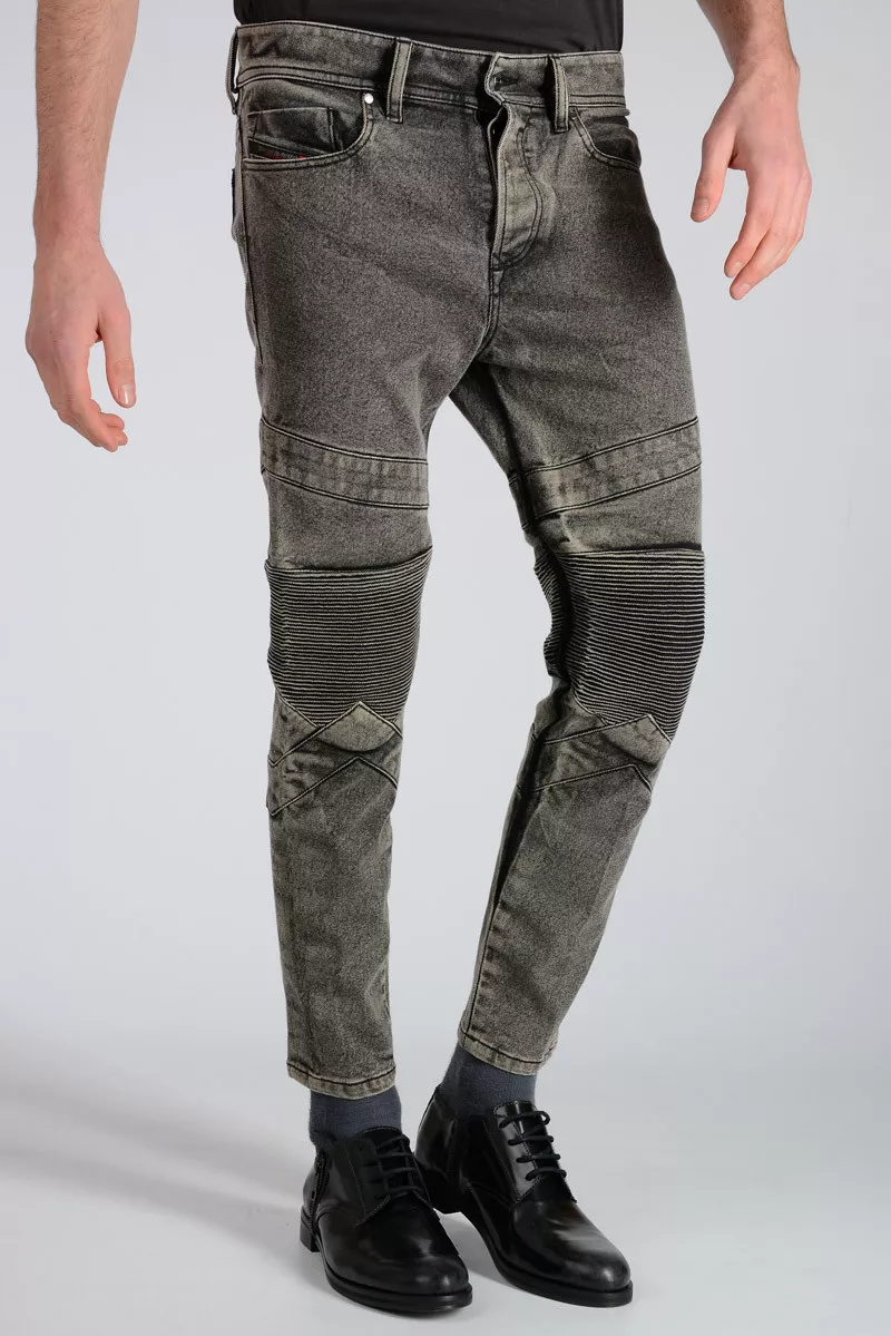 gispende Majroe Palads $350 Designer DIESEL Mens P-Sleenker Low-Patch Slim Fit Skinny Jeans Denim  30 | eBay