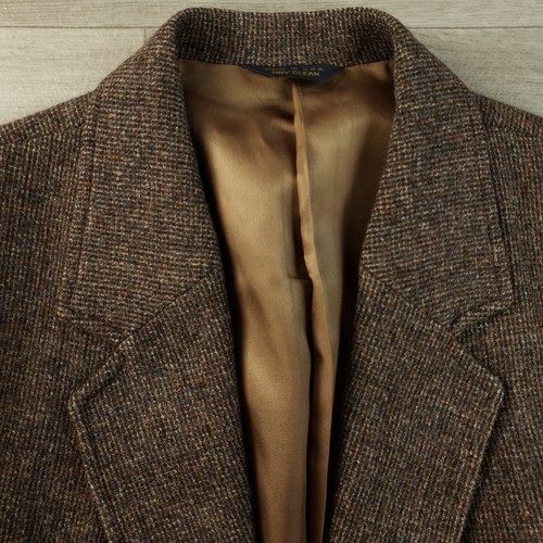 Pendleton Vtg USA Tweed Blazer Men's 42L Slim Wool Two Button Single Vented
