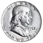 1952 Franklin SILVER Half Dollar Brilliant XF/AU Complete Your Album!