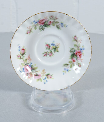 Royal Albert Moss Rose Bone China Porzellan verschiedene Teile Vintage 1960er J.
