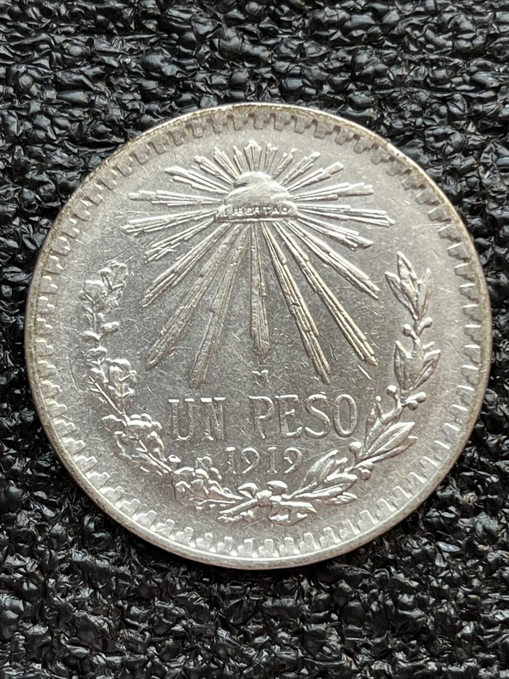 Mexico 1 Peso KM# 454 1919 Mo ⚜️*️⃣🪙 1325 Collector’s Choice ~ RARE - Image 2 of 4