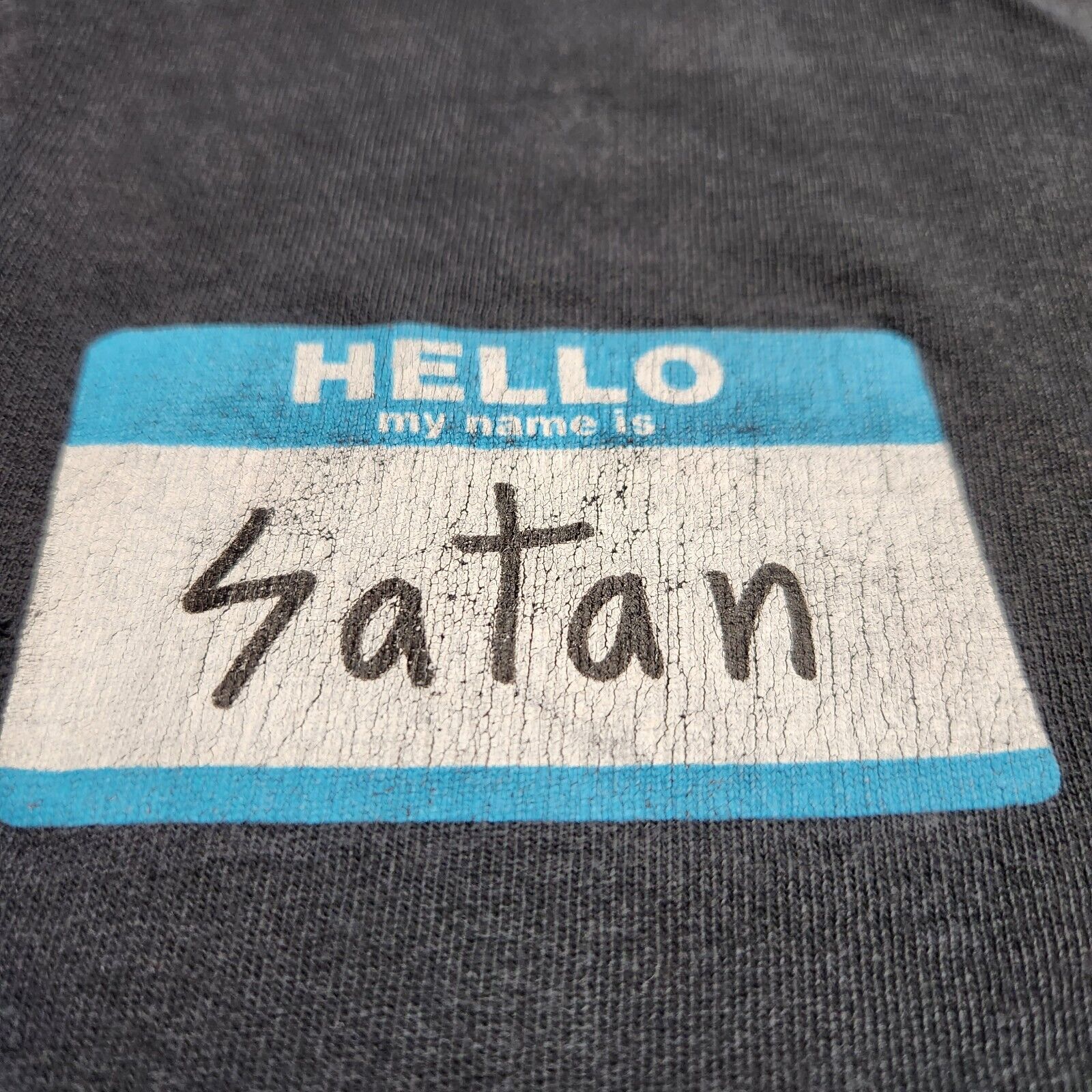 RARE Vintage 90s FUCT  " Hello My Name Is Satan" … - image 2