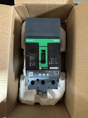 Square D JJA36250U31X PowerPact J, I-Line, Micrologic 3.2, 250A, 3 pole, 25 kA,