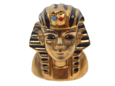 5T Michter's King Tut Liquor Decanter 1978 Eygptian Bust Face Ceramic