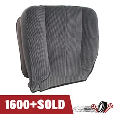 For 02 2003-04 2005 Dodge Ram 1500 2500 Driver Bottom Cloth Seat Cover Dark Gray