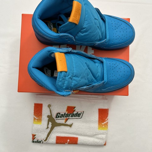 Size 6.5 - Air Jordan 1 Retro OG G8RD High Blue Lagoon SKU #2961 - Picture 5 of 9