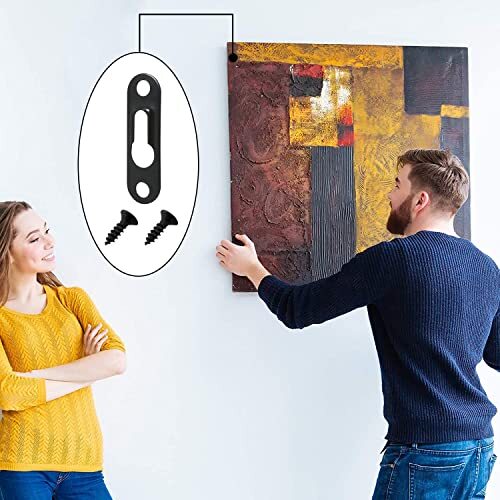 JJHXSM Keyhole Hanger 50PCS Heavy Duty Metal Single Hole Keyhole Picture Hangers - Picture 6 of 6