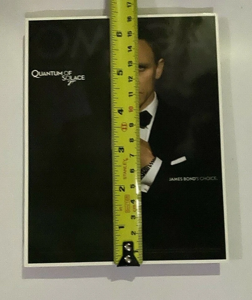 Reloj Omega Exhibición Oficial Tablero Trasero - James Bond Quantum of Solace 007 - S Foto 2 de 4