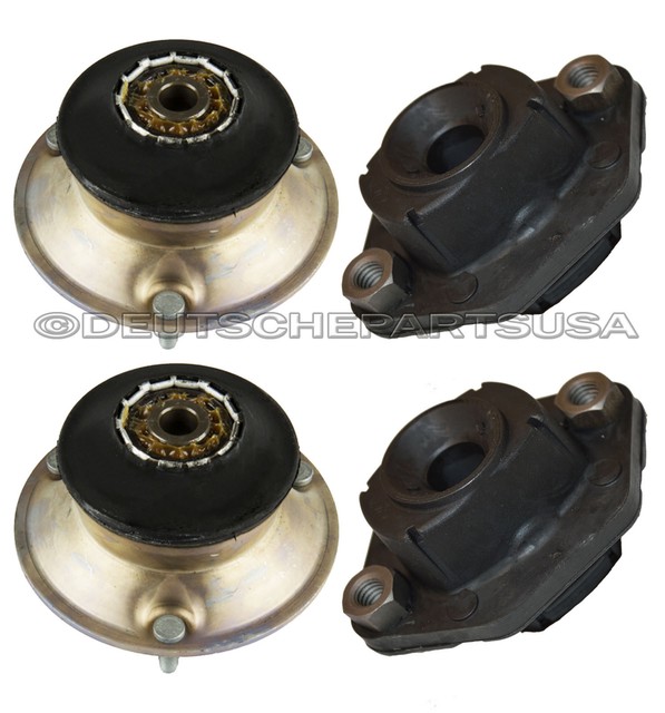 FRONT + REAR UPP + LOW Shock Strut Mount Mounts for BMW E90 E91 E92 E93