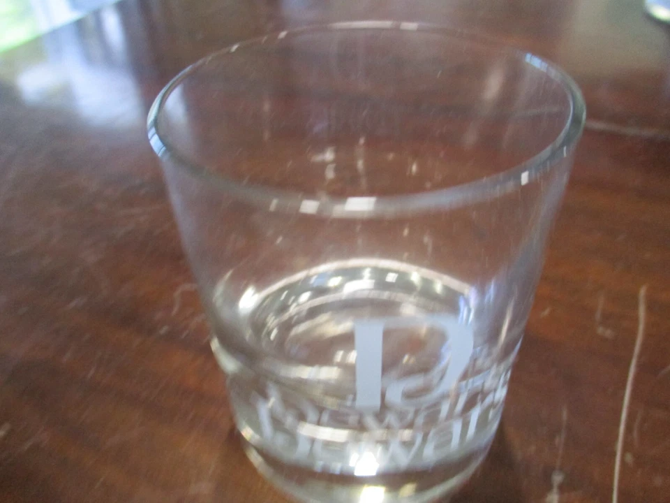 DEWARS HIGHBALL ADVERTISING PROMO WHISKEY GLASS ETCHED 6 OZ ROCKS SCOTCH WHISKY - Image 3 of 4