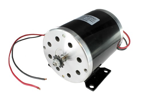 ZY1020 Electric Motor 24v 500w Brushed E Bike Scooter 24 Volt 500 Watt 6mm Chain - Picture 2 of 5