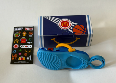 2026 McDonald's x All American Game x Crocs Happy Meal Toys Set or