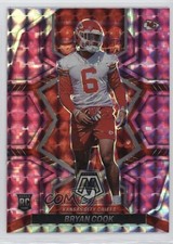 2022 Panini Mosaic Rookies Pink Camo Mosaic Prizm Bryan Cook #397 0y77