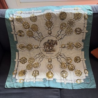 foulard luxe carré soie HERMES hermès by françoise de la PERRIERE art CUIVRERIES
