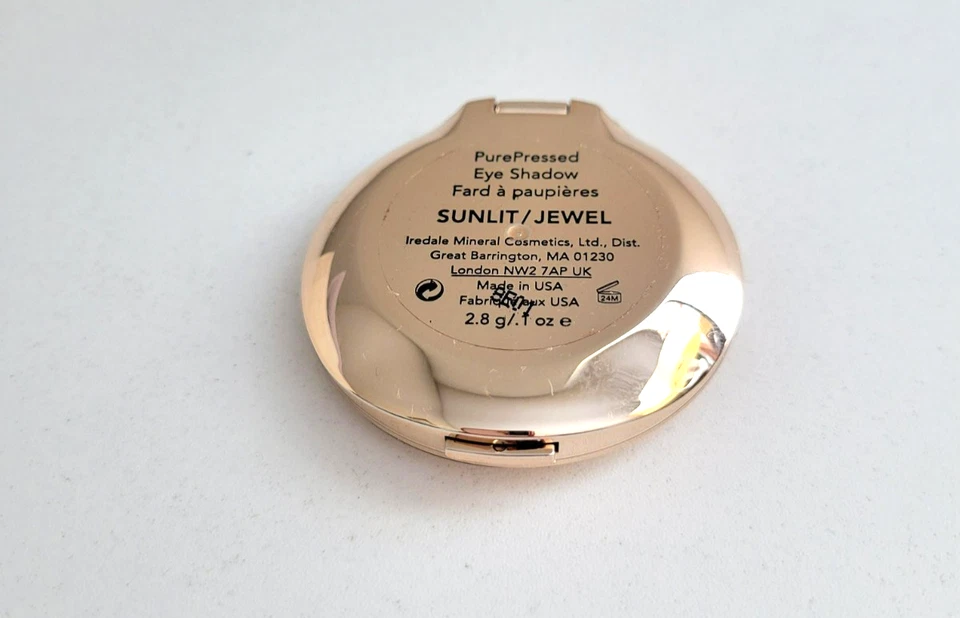 Sombra de ojos Jane Iredale PurePressed Dúo Iluminada por el sol/joya 0,1 oz/2,8 g DESCONTINUADA Foto 2 de 4