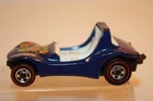 Vintage 1969 Hot Wheels Dune Daddy Redline Car BLUE / WHITE INTERIOR