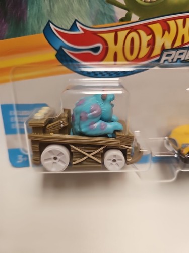 Disney Pixar Hot Wheels Racer Verse SULLEY & MIKE WAZOWSKI Monster's Inc Cars - Picture 7 of 14