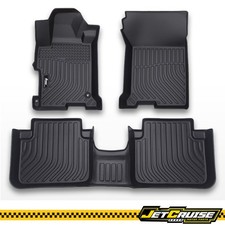 Fits 13-17 Honda Accord Sedan 3d Floor Mats All Weather Front Rear Carpets Tpe
