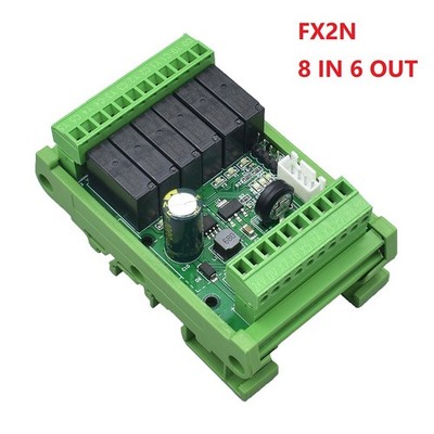 FX2N14MR Steuerplatine mit Relaisausgängen für AC-Steuerung und vereinfachte Verkabelung