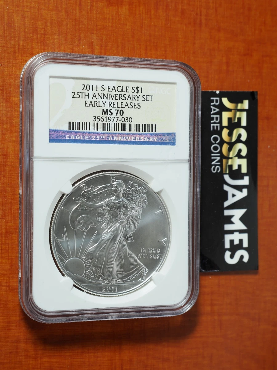 American Eagle MS 70 Graded 2011 Silver Bullion Coins for sale | eBay