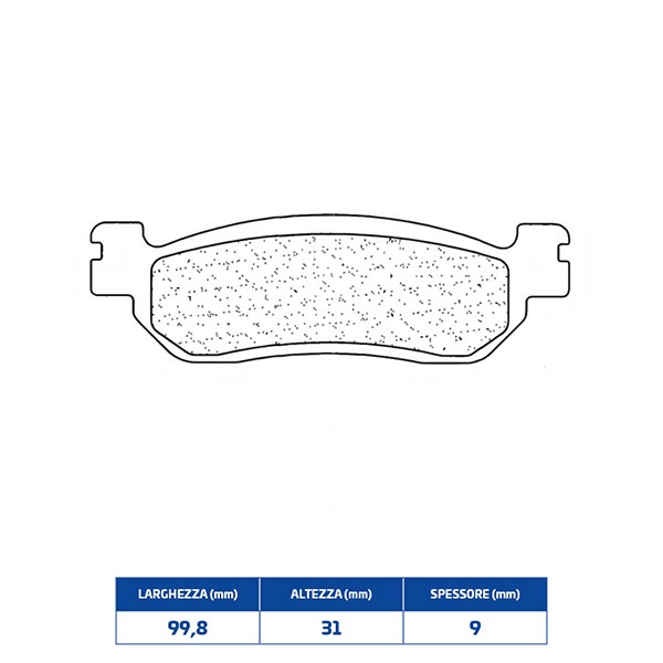 PASTIGLIE FRENO CL BRAKES 3033MSC