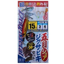 DUO Shore Jigging Rig DRAG METAL SHORE SABIKI SET SS/15g Red Gold