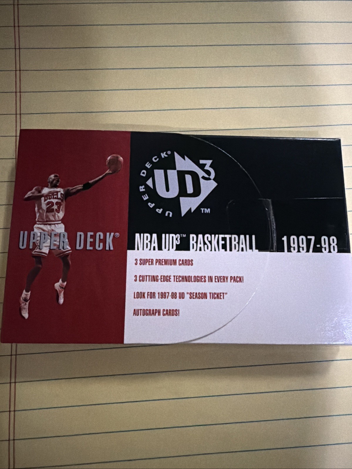 Upper Deck 1997-98 UD3 NBA Basketball Pack Of 3