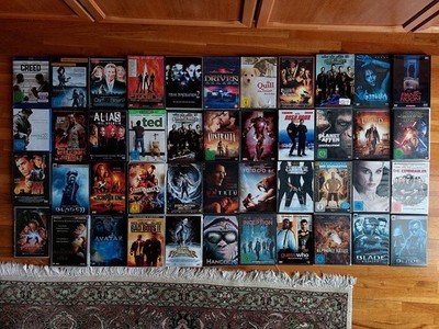 44 DVDs / Blu-rays - Filmsammlung Action, Sci-Fi, Komödie, Erotik